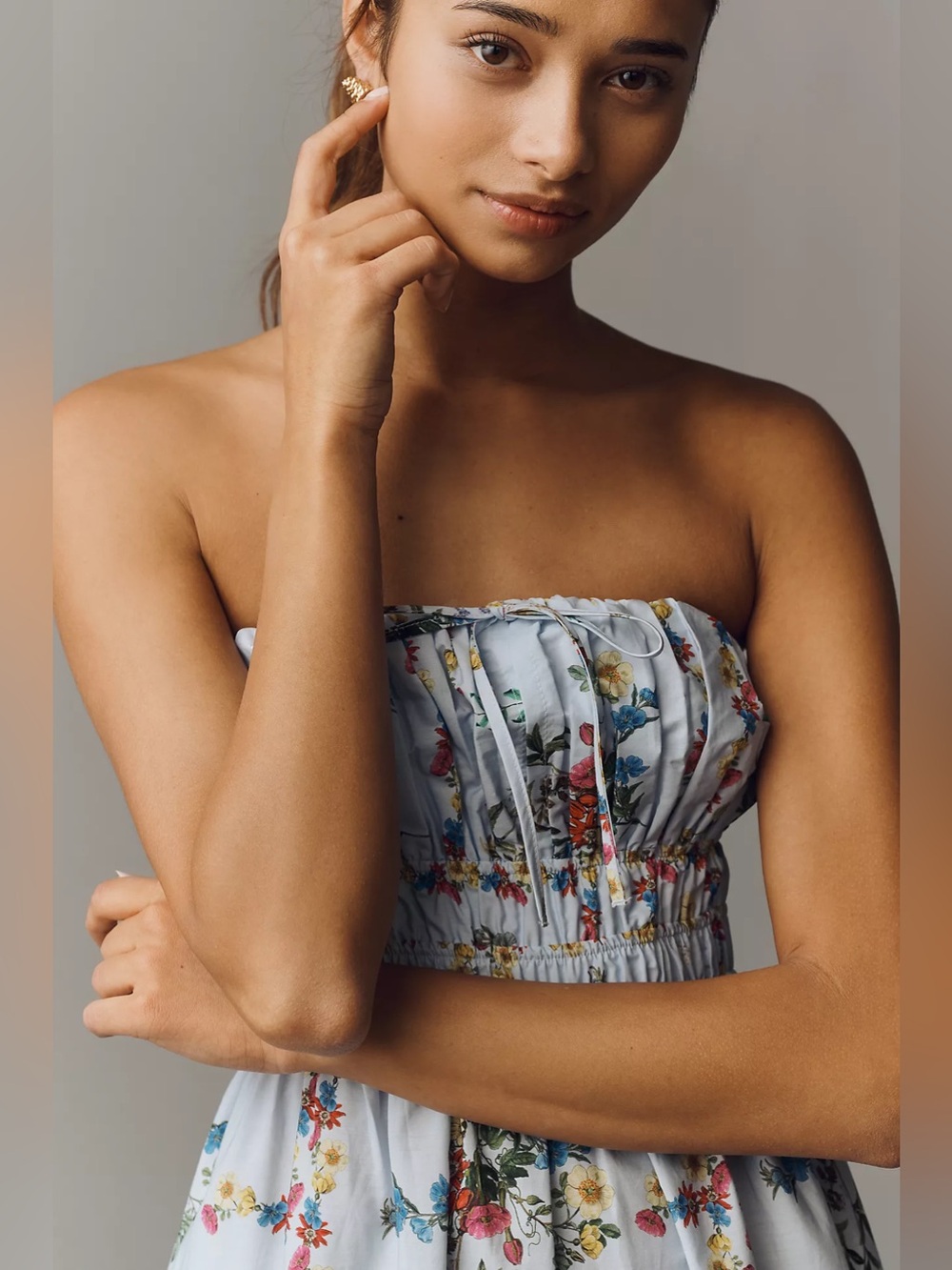 The Somerset Long Dress: Strapless Edition Size Xs - Picture 2 of 7